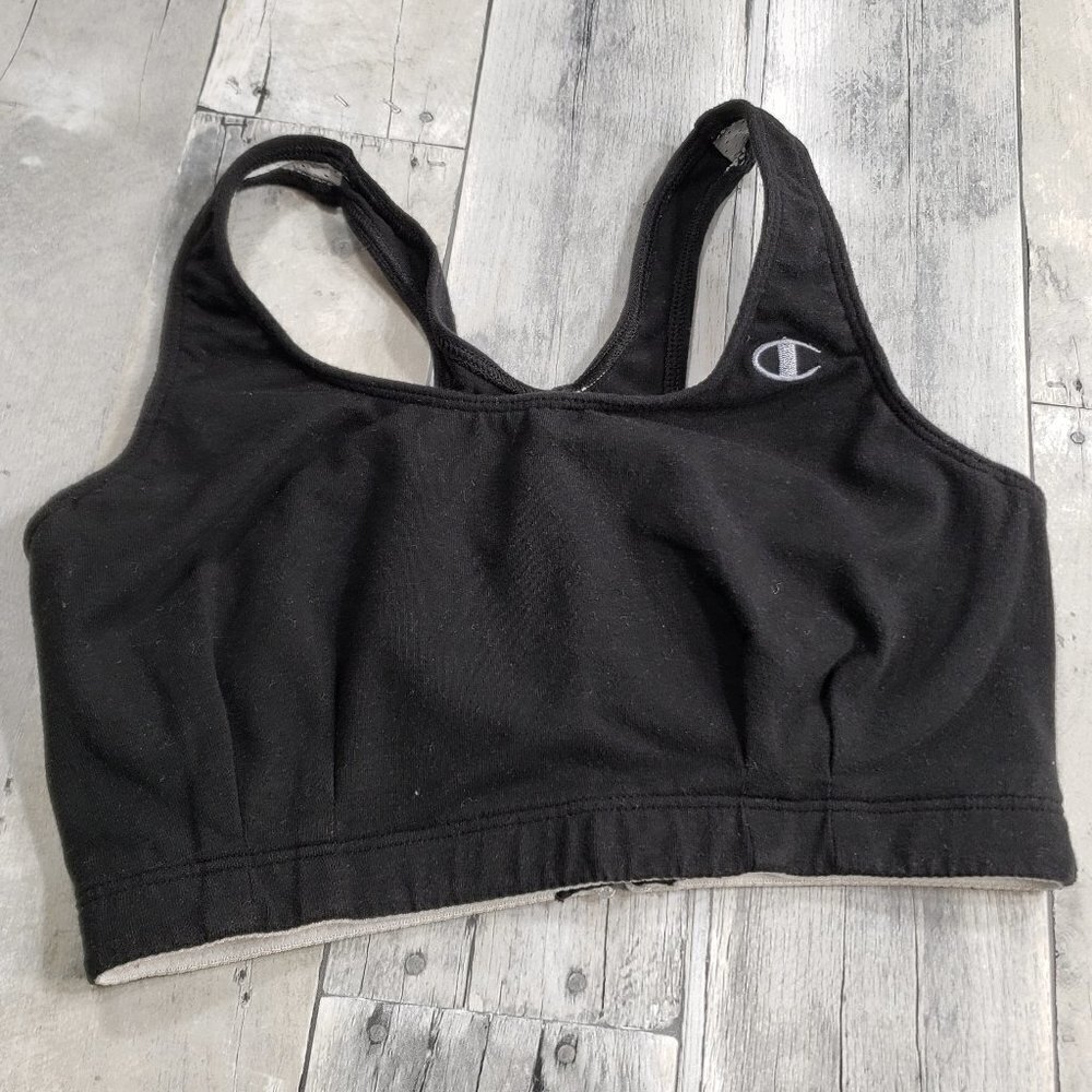 Vintage Champion Black Underwire Athletic Bra Size - 34-36 CD